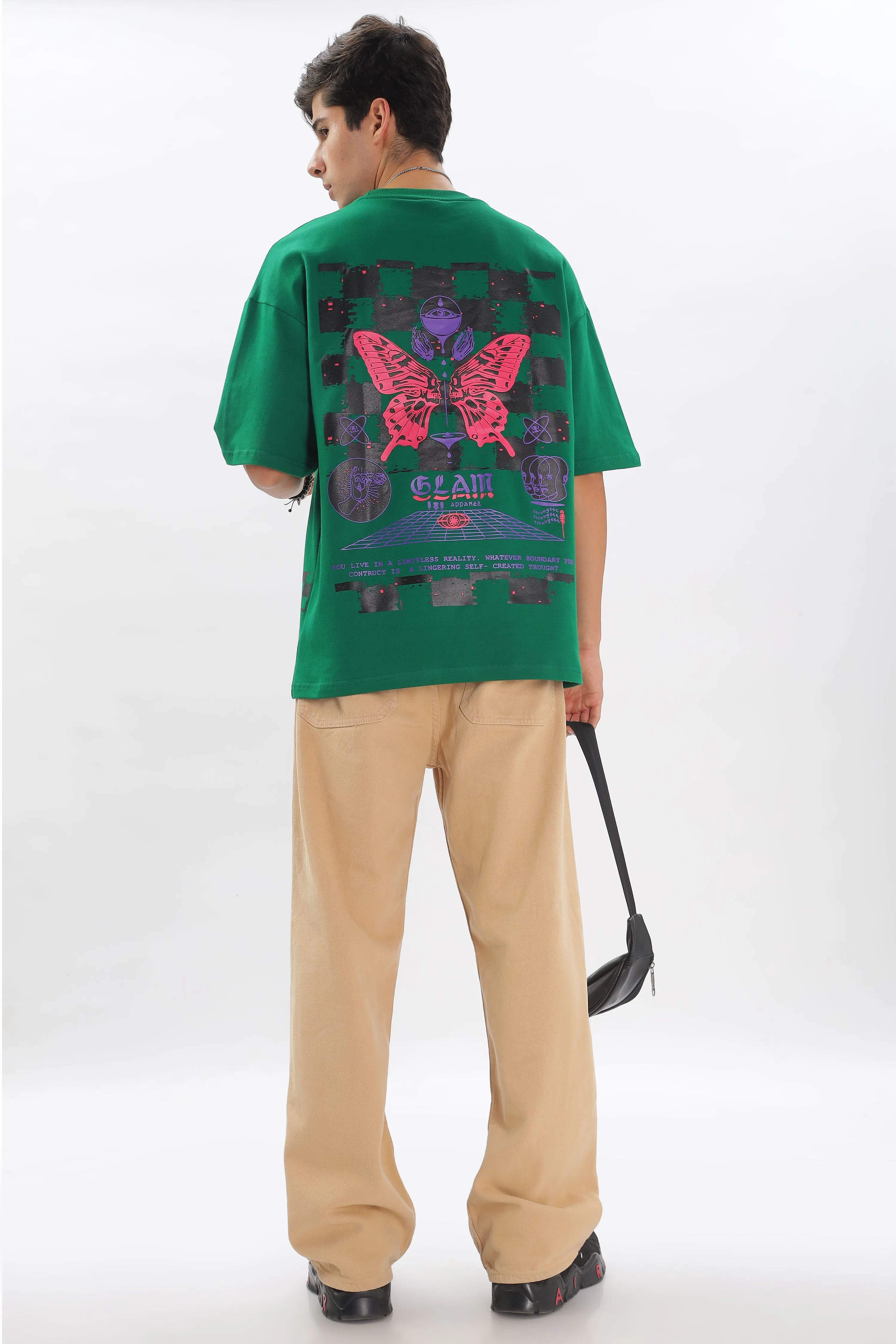 Transcendence Over Sized T-Shirt - Green