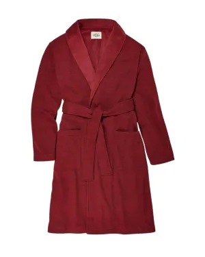 UGG Dark Cherry Heather Robinson Men's Wrap Robe