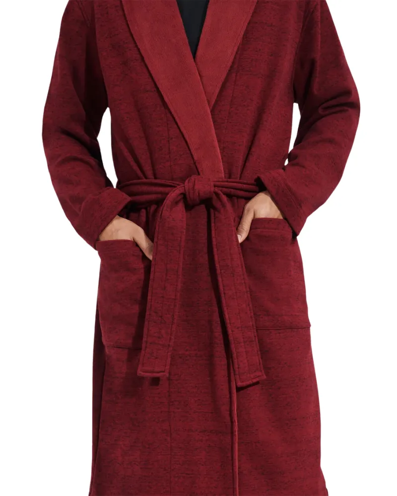 UGG Dark Cherry Heather Robinson Men's Wrap Robe