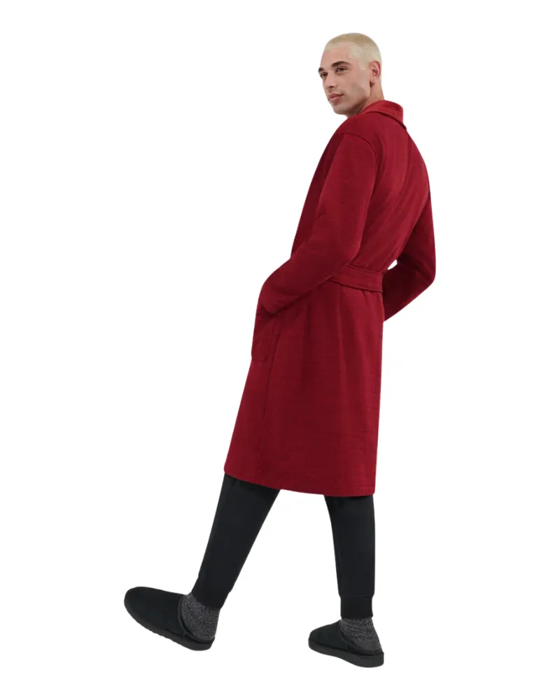 UGG Dark Cherry Heather Robinson Men's Wrap Robe