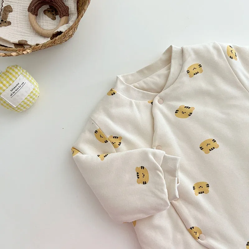 Winter Baby Clothes/ One Piece Bodysuit Floral Romper