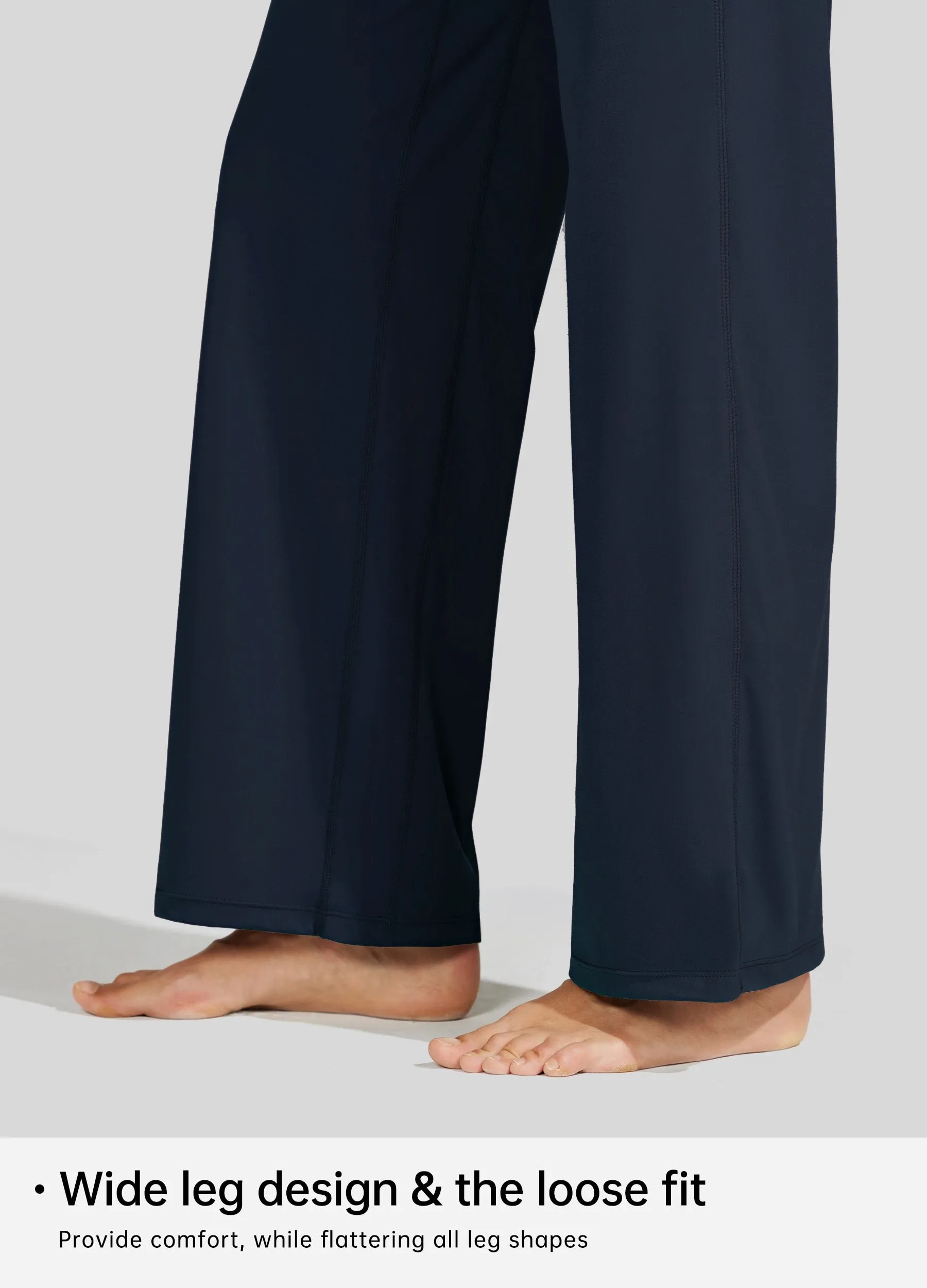 Women's Wide-Leg Yoga Pants 28 Inseam