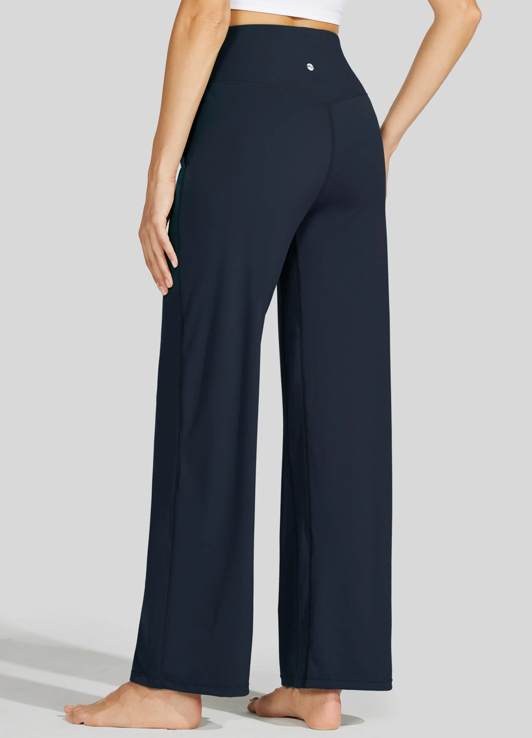 Women's Wide-Leg Yoga Pants 28 Inseam