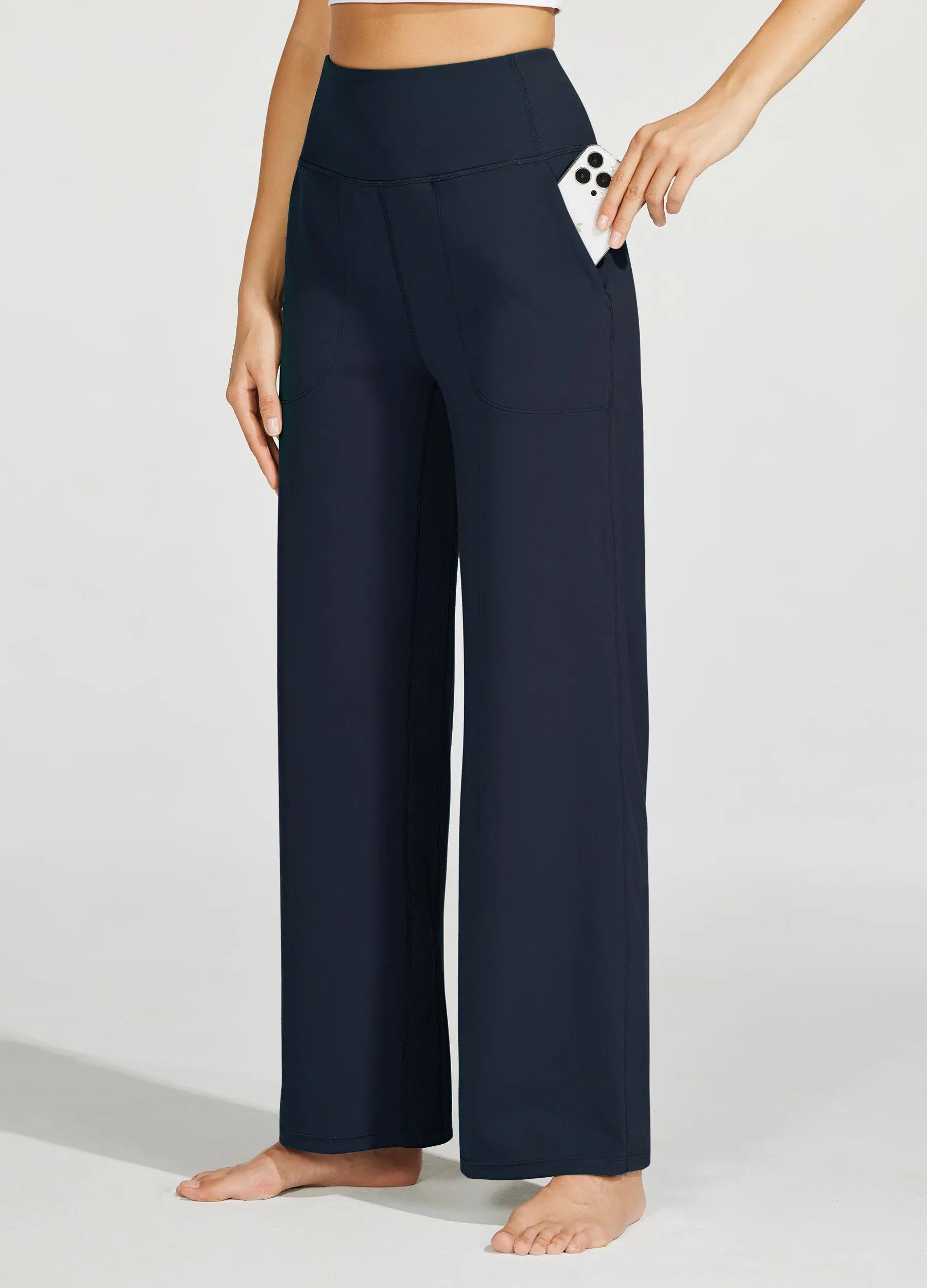 Women's Wide-Leg Yoga Pants 28 Inseam