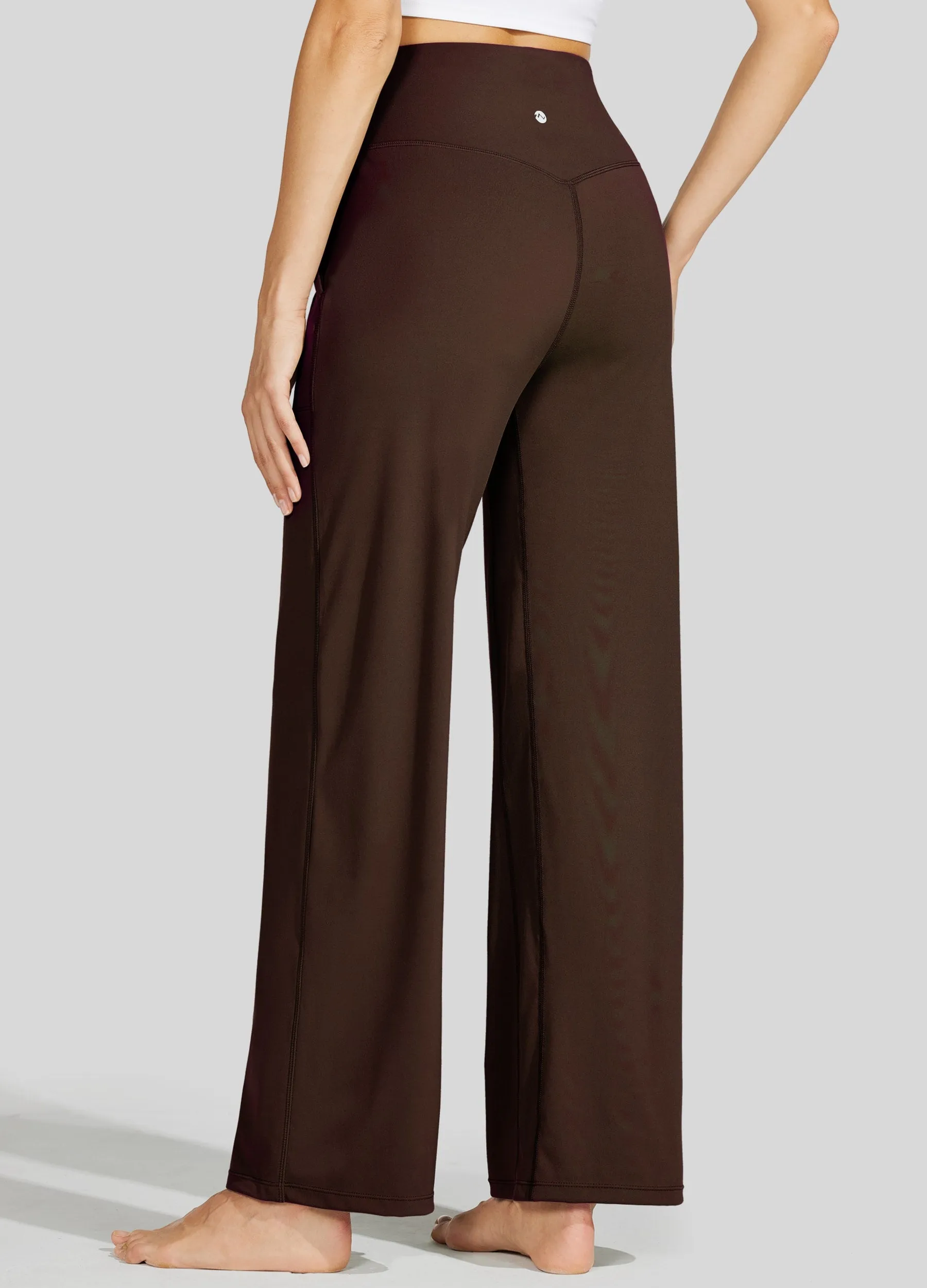 Women's Wide-Leg Yoga Pants 28 Inseam