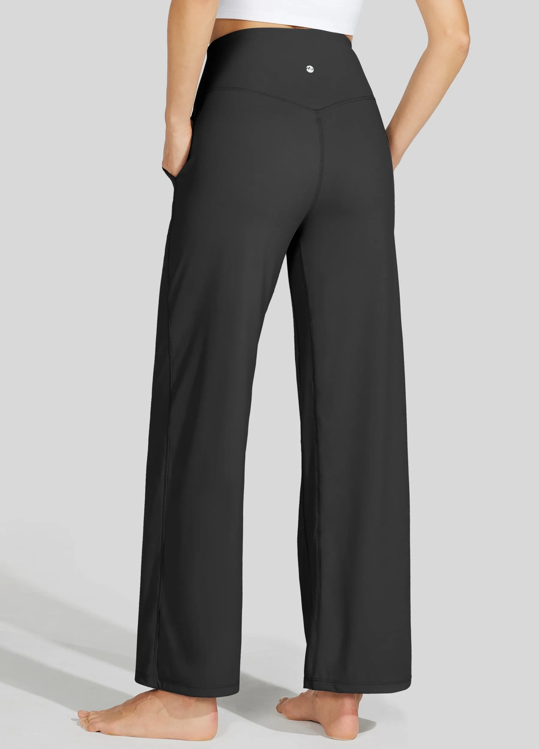 Women's Wide-Leg Yoga Pants 28 Inseam
