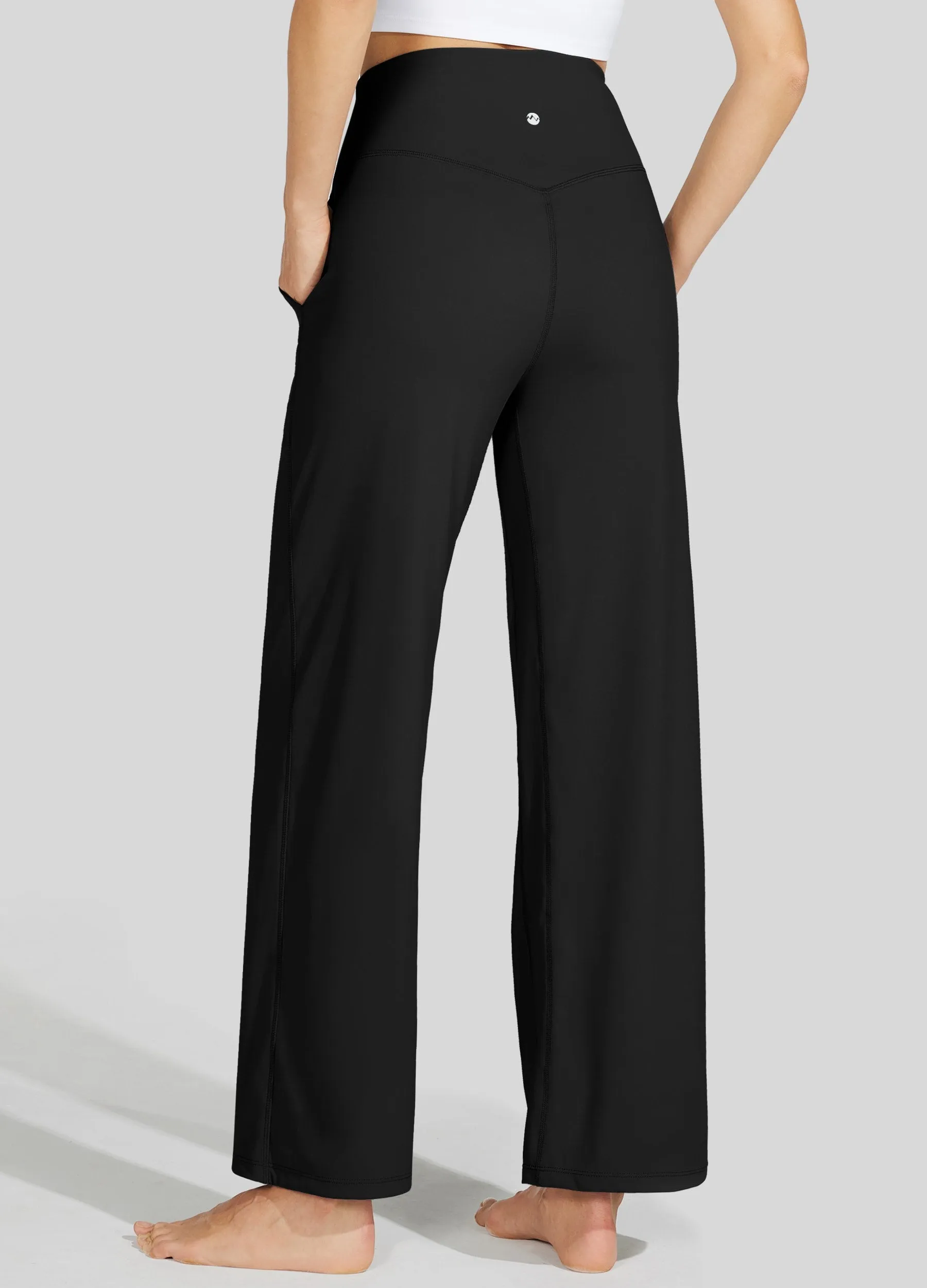 Women's Wide-Leg Yoga Pants 28 Inseam
