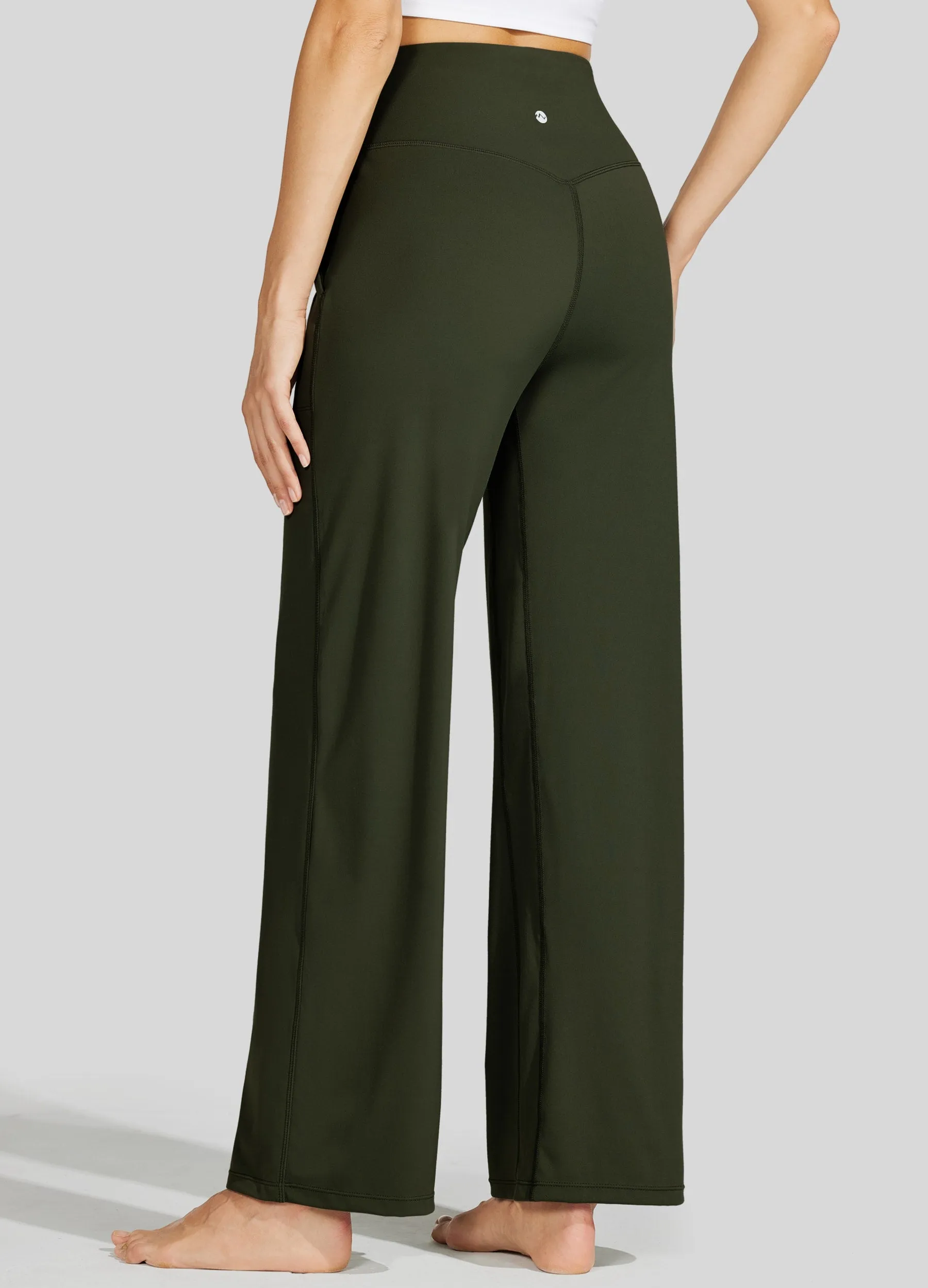 Women's Wide-Leg Yoga Pants 28 Inseam