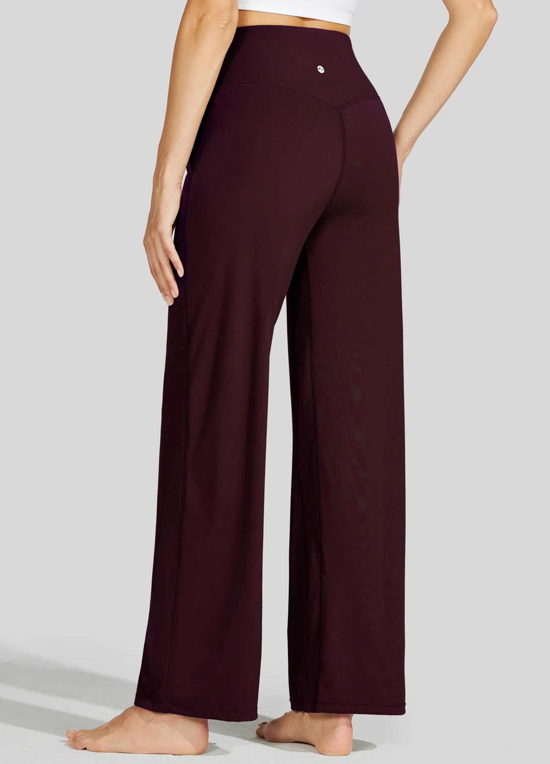 Women's Wide-Leg Yoga Pants 28 Inseam