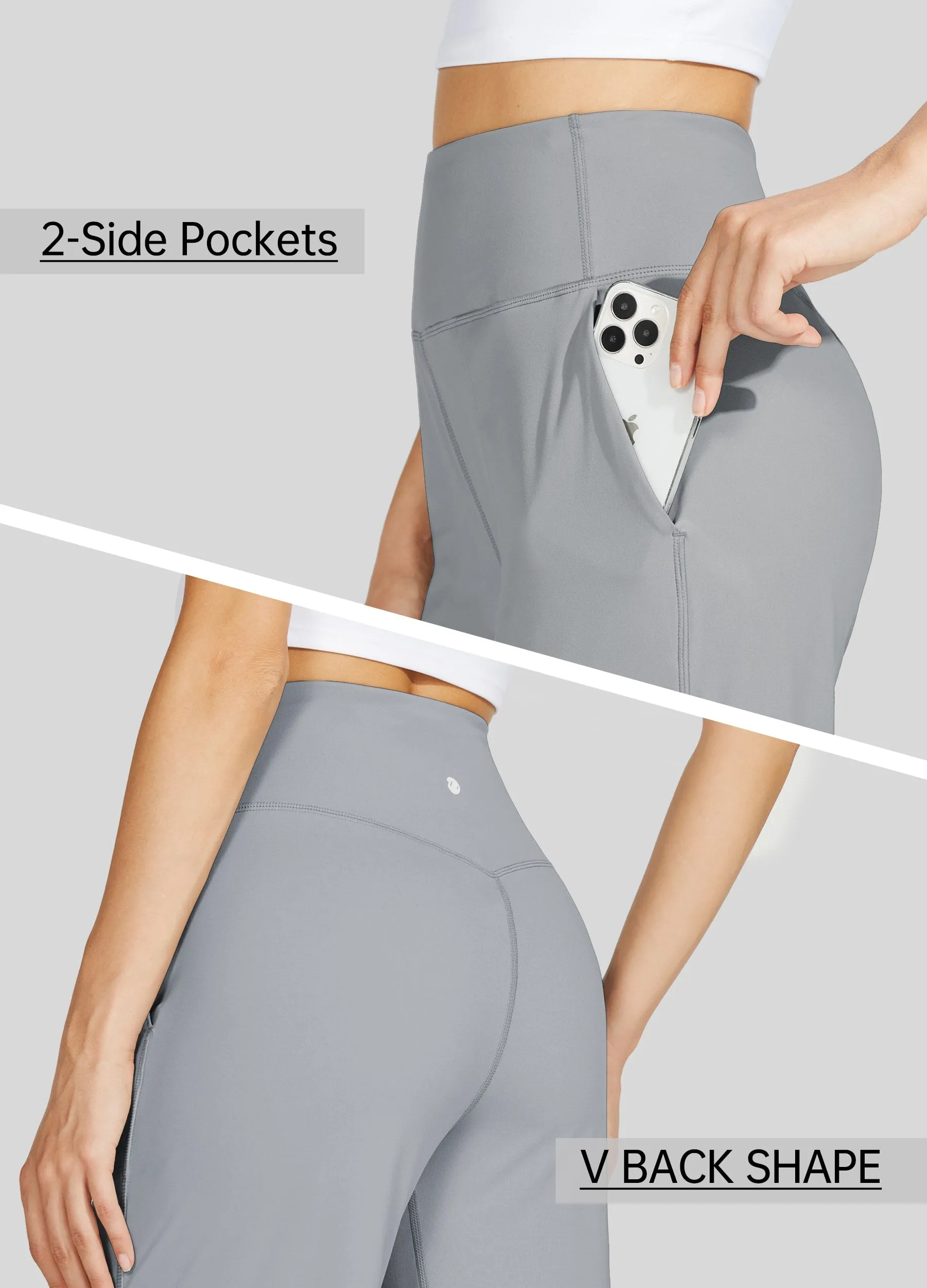 Women's Wide-Leg Yoga Pants 28 Inseam