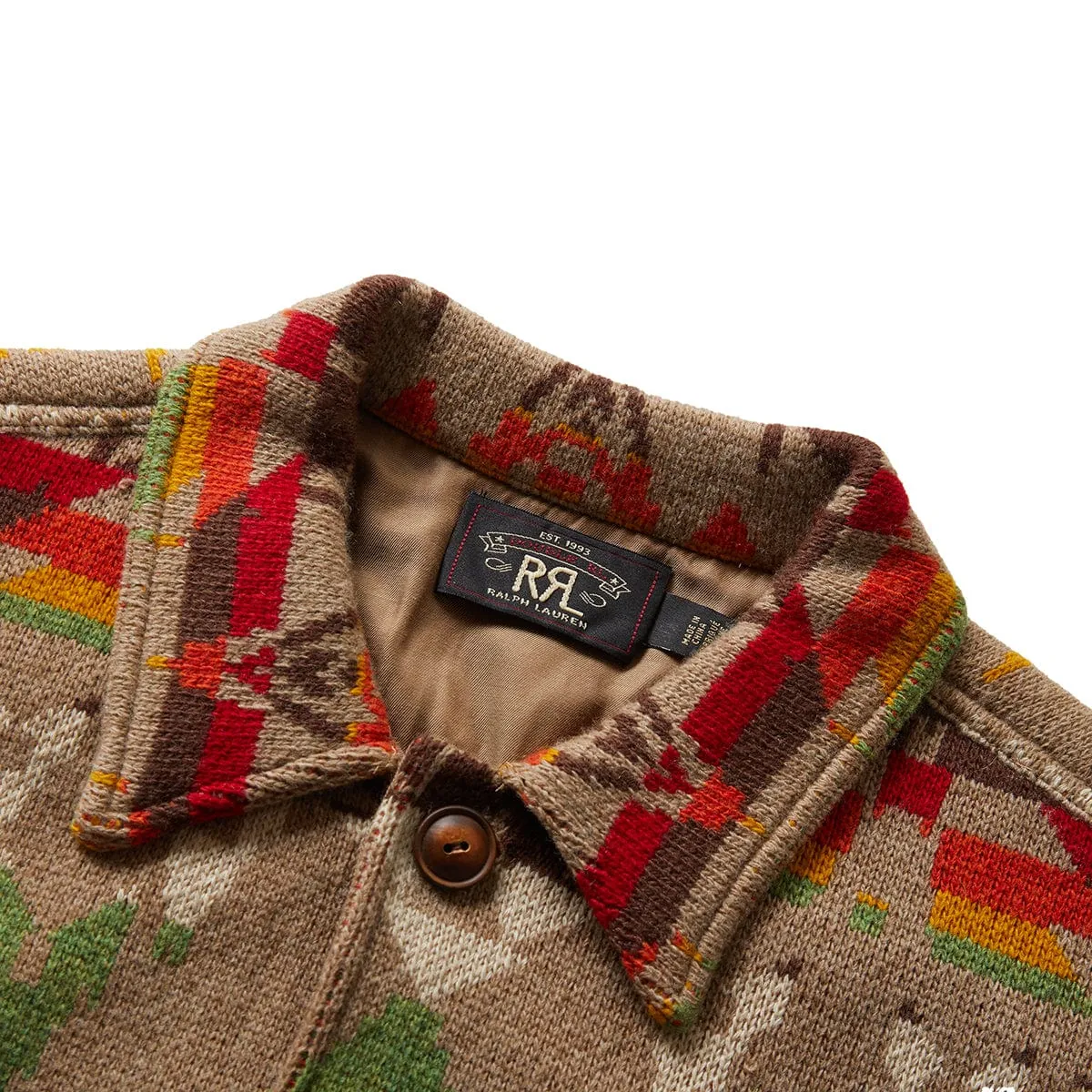WOOL-BLEND BIRDSEYE SWEATER JACKET