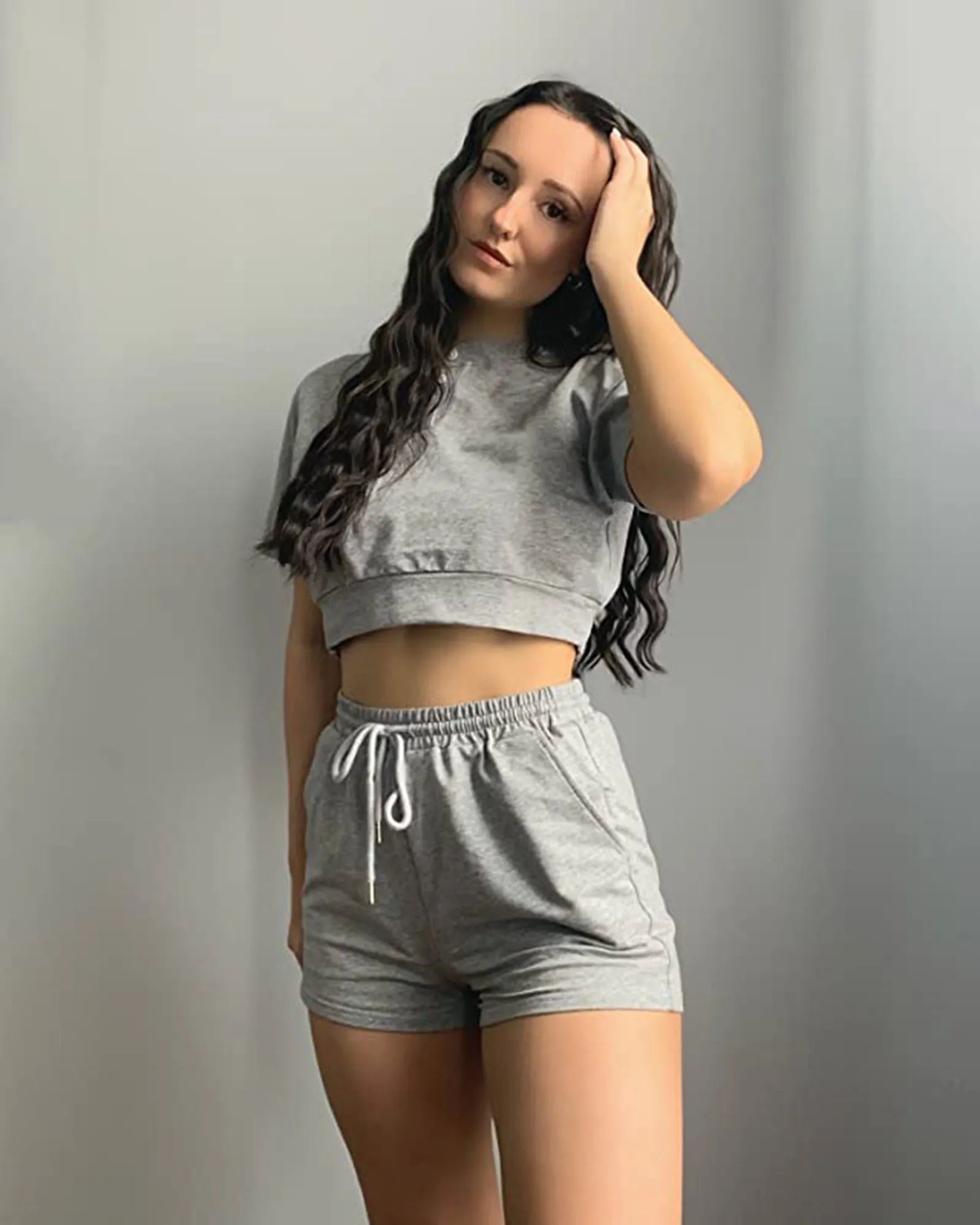 ZESICA Button Up Crop Top Jogger Sweatsuit