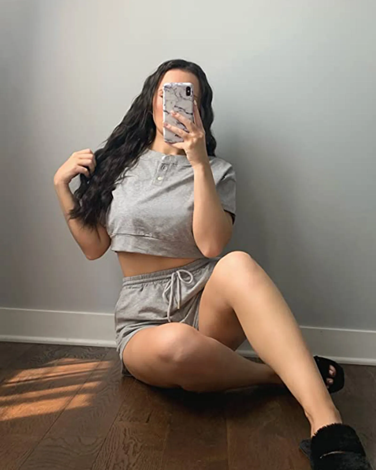 ZESICA Button Up Crop Top Jogger Sweatsuit
